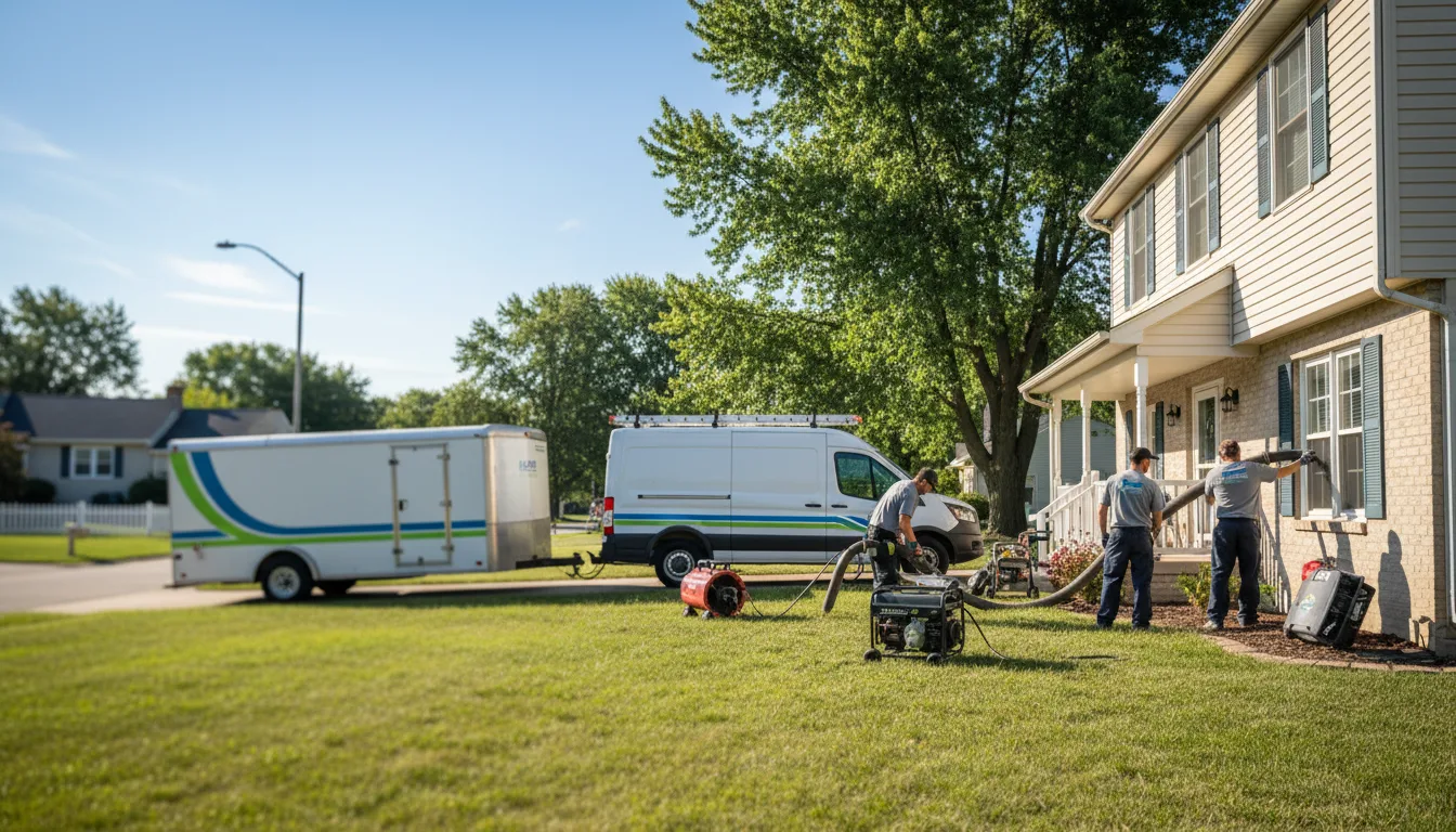 Flooded Basement Restoration And Cleanup With Repair in Pettibone, ND near me